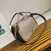 Prada Leather Handbag Grey Bag 25x18x10cm - 4