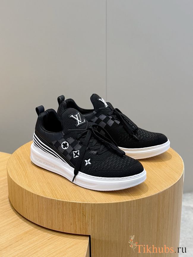 Louis Vuitton LV Black Sneaker - 1