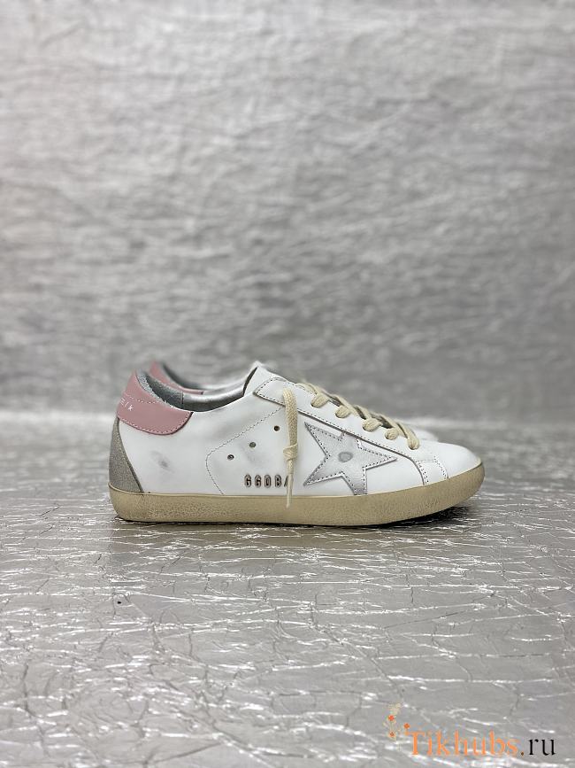 Golden Goose Super-Star White Light Pink Sneaker - 1