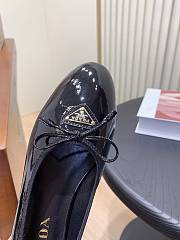 Prada Ballerina Black Patent Flat - 2