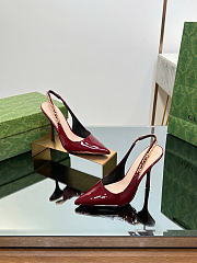 Gucci Signoria Slingback Pump Red Patent Heel 10.5cm - 2