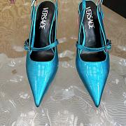 Versace Bright Crystal Patent Slingback Pumps 70 mm - 5