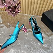 Versace Bright Crystal Patent Slingback Pumps 70 mm - 3