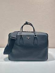 Prada Black Leather Work Bag 40x28.5x16cm - 1