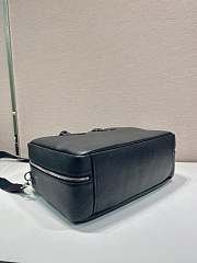 Prada Black Leather Work Bag 40x28.5x16cm - 5
