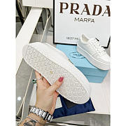 Prada Downtown Bold Leather Platform Sneakers - 3