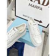 Prada Downtown Bold Leather Platform Sneakers - 2