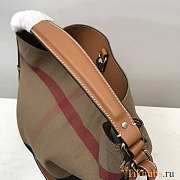 Burberry Tan Medium Canvas Bucket Bag 25x19x34cm - 4