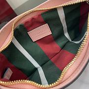 Gucci GG Emblem Super Mini Shoulder Bag Pink 23x13x2cm - 2