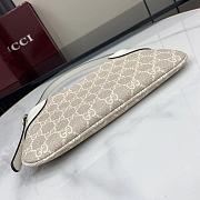 Gucci GG Emblem Super Mini Shoulder Bag White 23x13x2cm - 3