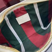 Gucci GG Emblem Super Mini Shoulder Bag White 23x13x2cm - 2