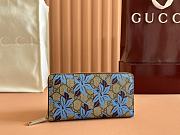 Gucci GG Printed Zip Around Wallet 19x10.5x2.5cm - 1