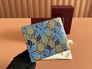 Gucci Wallet Print Beige Blue 11x9cm - 3
