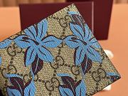 Gucci Wallet Print Beige Blue 11x9cm - 2
