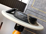 Chanel Clutch With Chain Black 22x15x6cm - 5