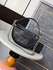 Chanel Clutch With Chain Black 22x15x6cm - 3