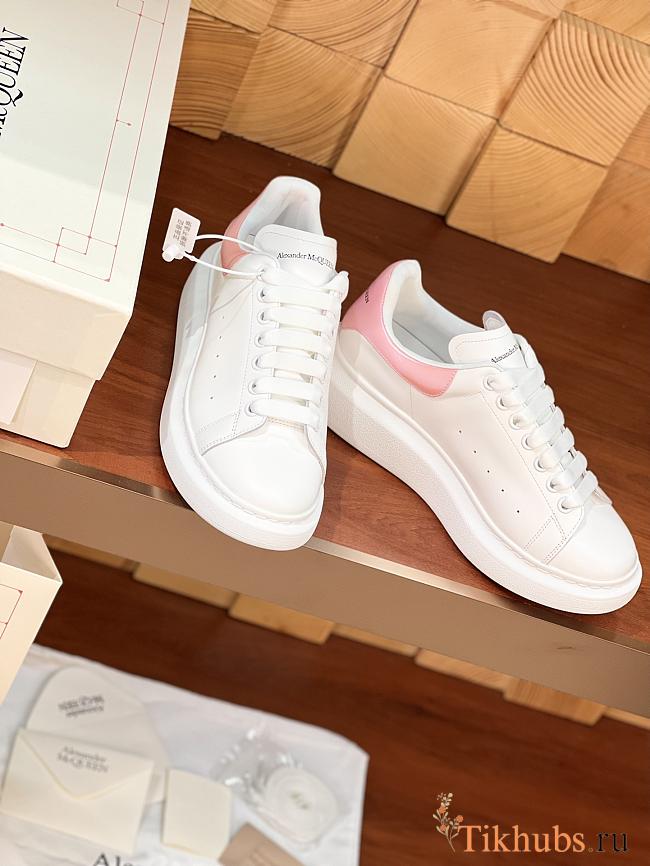 Alexander McQueen White Pink Sneaker - 1