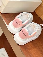 Alexander McQueen White Pink Sneaker - 5