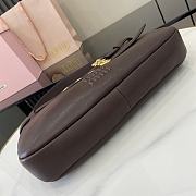 Miu Miu Adventure Shoulder Bag Dark Brown 33x19x5cm - 6