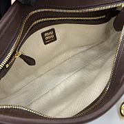 Miu Miu Adventure Shoulder Bag Dark Brown 33x19x5cm - 2