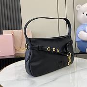 Miu Miu Adventure Shoulder Bag Black 33x19x5cm - 5