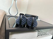 Chanel Ballerina Blue Denim Flat 02 - 4