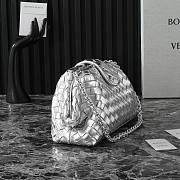 Bottega Veneta Lauren 1980 Clutch Silver 31cm - 6