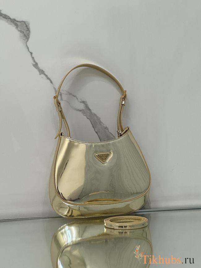 Prada Cleo Bag Gold 22x18.5x4.5cm - 1
