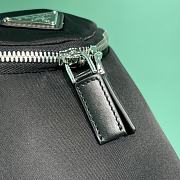 Prada Black Nylon Triangle Pouch Bag 19x17x15cm - 6