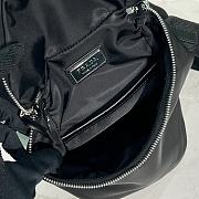 Prada Black Nylon Triangle Pouch Bag 19x17x15cm - 4