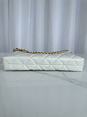 Chanel Large Hobo Bag Lambskin Gold White 32x20x6cm - 4