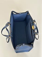 Fendi X-Tote Canvas Bag Blue Shopper Blue 41x16x29.5cm - 3