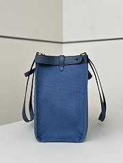 Fendi X-Tote Canvas Bag Blue Shopper Blue 41x16x29.5cm - 2