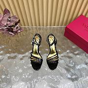 Valentino Ladycrush Sandal Patent Crystals Black 85mm - 4