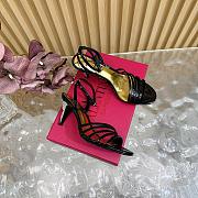 Valentino Ladycrush Sandal Patent Crystals Black 85mm - 2