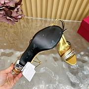 Valentino Ladycrush Sandal Patent Crystals Gold 85mm - 5