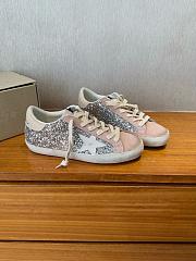 Golden Goose Superstar Glitter Leather Low-Top Sneakers - 1