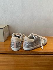 Golden Goose Superstar Glitter Leather Low-Top Sneakers - 4
