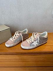 Golden Goose Superstar Glitter Leather Low-Top Sneakers - 3