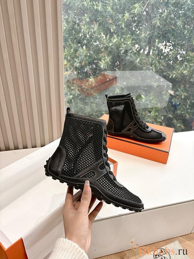 Hermes Kiatsu Black Sneaker - 1