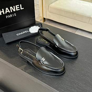 Chanel Black Sandal Flat