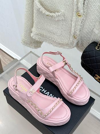 Chanel Pink Sandal