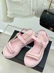 Chanel Pink Sandal - 4