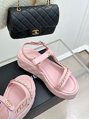 Chanel Pink Sandal - 2