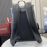 Gucci Large Jumbo GG Backpack Grey Black 41x34x12cm - 5