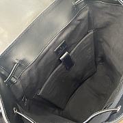 Gucci Large Jumbo GG Backpack Grey Black 41x34x12cm - 4