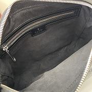 Gucci Small Jumbo GG Crossbody Bag Grey Black 23x19x9.5cm - 2