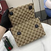 Gucci Small GG Crossbody Bag With Web Beige 19x15x7cm - 4