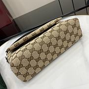 Gucci Small GG Crossbody Bag With Web Beige 19x15x7cm - 2