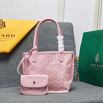 Goyard Mini Anjou Tote Pink Bag 20x20x10cm